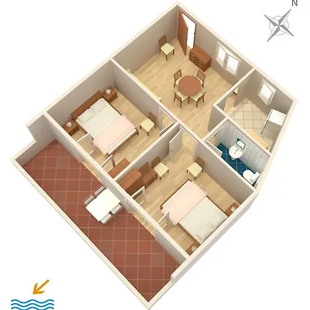 아파트 With A Parking Space Hvar - 115 흐바르